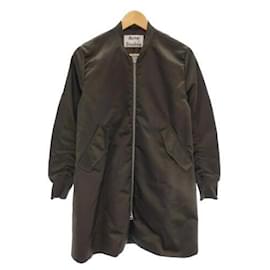 Acne-Men Coats Outerwear-Khaki