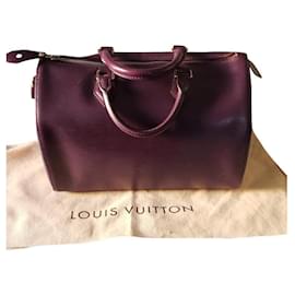 Louis Vuitton-Speedy-Ameixa,Roxo escuro