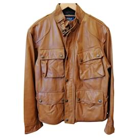 Polo Ralph Lauren-Ralph Lauren Leather Jacket-Light brown