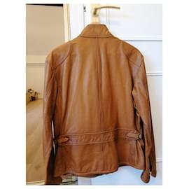 Polo Ralph Lauren-Ralph Lauren Leather Jacket-Light brown