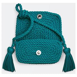 Bottega Veneta-bottega veneta classic sac Blaster-Silver-Blue,Green