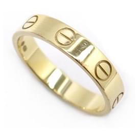 Cartier-CARTIER ALLIANCE LOVE RING SIZE 51 In yellow gold 18K + GOLD RING BOX-Golden