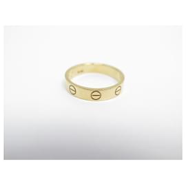 Cartier-CARTIER ALLIANCE LOVE RING SIZE 51 In yellow gold 18K + GOLD RING BOX-Golden