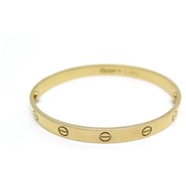 Cartier-PULSEIRA CARTIER LOVE 19 cm em ouro amarelo 18K 34GR + CAIXA JÓIA DE OURO AMARELO-Dourado