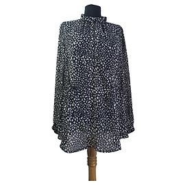 Marc Cain Blouse Zip Black Viscose Black