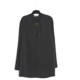 Balenciaga-Black silk blouse EN38-Black
