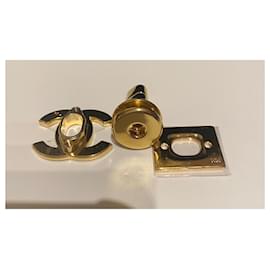 Chanel-CHANEL ORIGINAL CC-VERSCHLUSS ( Zeitlose Tasche )-Gold hardware