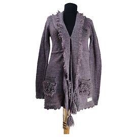 Odd Molly Strickjacke Lila Wolle Alpaka Andere Lila