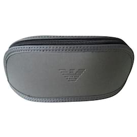 Emporio Armani-Sport glasses case-Dark grey