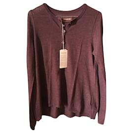 Zadig & Voltaire-Zadig et Voltaire plum color sweater size S-Dark purple