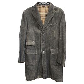 talla abrigo burberry 48 Gris