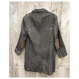 Burberry-Burberry coat size 48-Grey