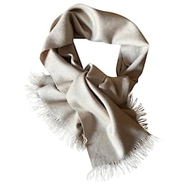 Autre Marque-sciarpa 100% Cashmere beige 125 X 28,5 cm-Beige
