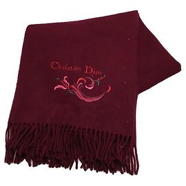 Christian Dior Lenços dos homens Bordeaux