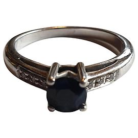 Mauboussin Or blanc, saphir et diamants Bleu Marine
