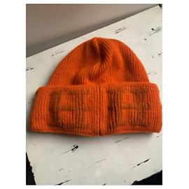 Hermès-Hats-Orange