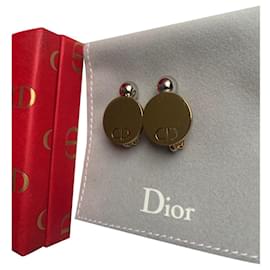 Dior-Boucles d'oreilles-Doré
