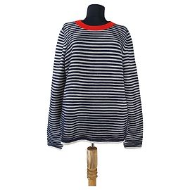 Suéter de lã Cos preto branco laranja Preto Branco Multicor Laranja