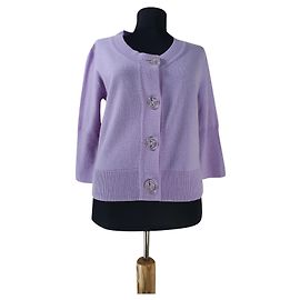 Cardigan FTC en cachemire violet Violet