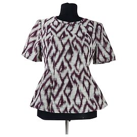 Ba&Sh Top Dark Purple Cotton Multiple colors Dark purple