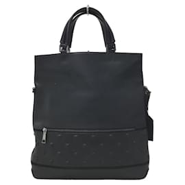 Versace-Bolsa tote VERSACE / em couro / BLK / lisa-Preto