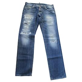 Dsquared2-Jeans attillati,taille 52.-Blu