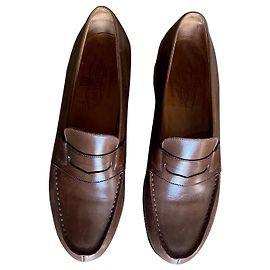 J.M. WESTON mocassins 180 Weston - T. 4,5 C soit 38 à 38,5 Marron