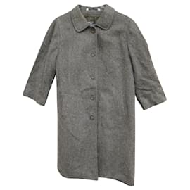Burberry-vintage Burberry coat type loden size 42-Grey
