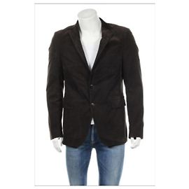 Joop! Completamente foderato 2 bottoni Marrone Everyday Giacca di jeans in cotone sportivo Marrone