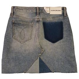 Calvin Klein Denim Skirt Blue Blue