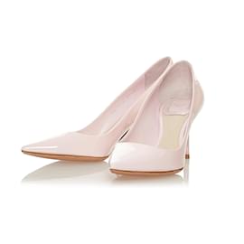 Dior-Dior Pink Patent Leather Pumps-Pink