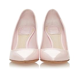 Dior-Dior Pink Patent Leather Pumps-Pink