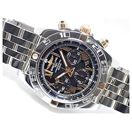 Breitling-BREITLING Chrono Mat 44 Roman index IB0110 Japan Genuine Products Mens-Black