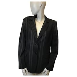 Gerard Darel Gérard Darel striped wool jacket Black