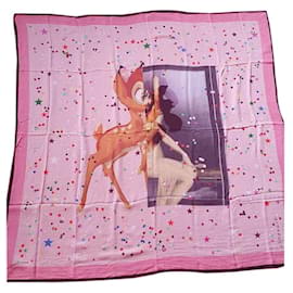 Bufanda Givenchy Bambi de algodón multicolor Multicolor