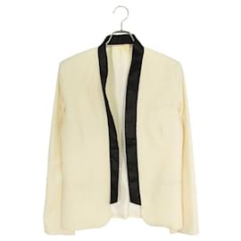 Balmain-[Used]  Balmain / BALMAIN　 Size: 44 Collar switching tailored jacket (white x black) [BS99] [Men] [102112]-Black,White