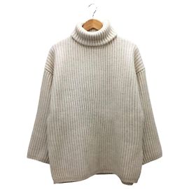 [Used] Acne Studios (Acne) 2018 AW / Oversized Turtleneck Knit Sweater / XXS / Wool / CRM Cream
