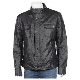Adolfo Dominguez waxed jacket Black
