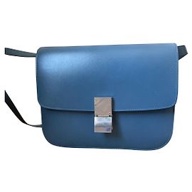 Sac Céline Classic Box Bleu