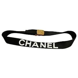 Chanel-Collector 1994-Noir,Blanc,Bijouterie dorée