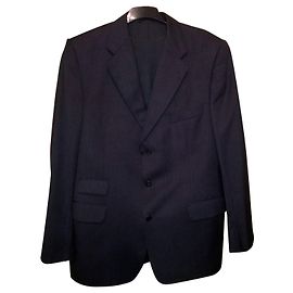 Burberry BRISTOL dark gray 3 buttons single breasted suit jacket Dark grey
