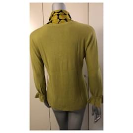 Moschino Cheap And Chic-Tops-Olive green