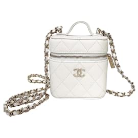 Chanel-SLG com corrente-Branco