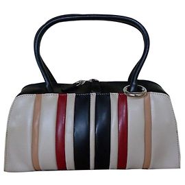 Séquoia Handtaschen Schwarz Rot Beige