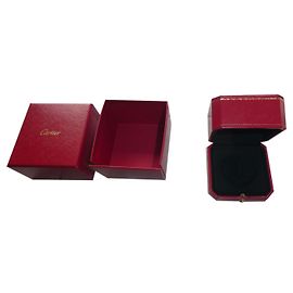new cartier ring box with overbox Red