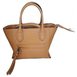 Longchamp Mailbox S Handbag Yellow Leather Yellow