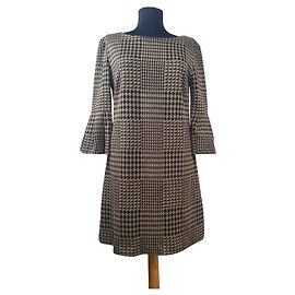Autre Marque Vestido houndstooth Ana Alcazar Multicor