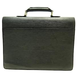 Louis Vuitton-CARTABLE SACOCHE LOUIS VUITTON SERVIETTE AMBASSADEUR EN CUIR EPI BRIEFCASE-Noir