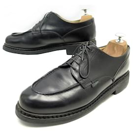 Paraboot-PARABOOT CHAMBORD GOLF SHOES 8 42 BLACK LEATHER SHOES DERBY-Black