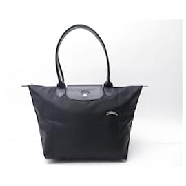 Longchamp-NEU HANDTASCHE LONGCHAMP LE PLIAGE CLUB L L1899619 LEINWAND + GELDBÖRSE-Schwarz